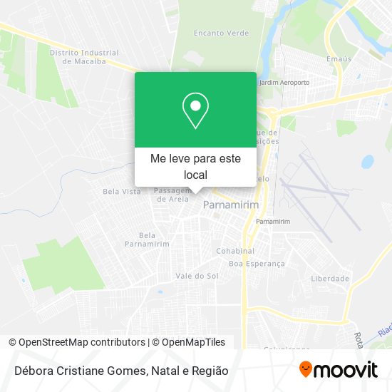 Débora Cristiane Gomes mapa