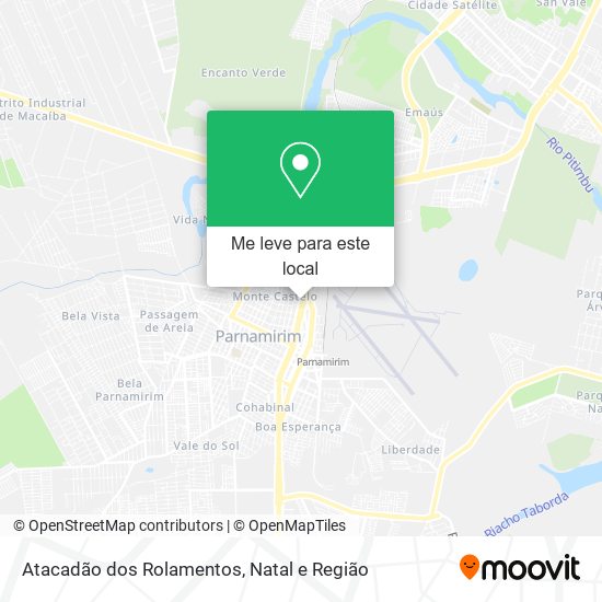 Atacadão dos Rolamentos mapa