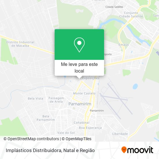 Implásticos Distribuidora mapa