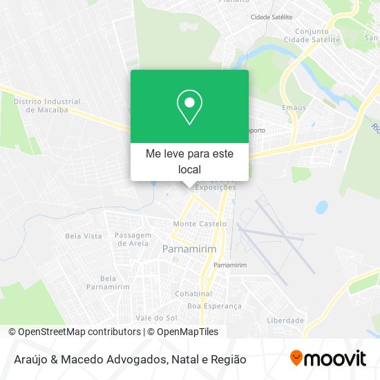 Araújo & Macedo Advogados mapa