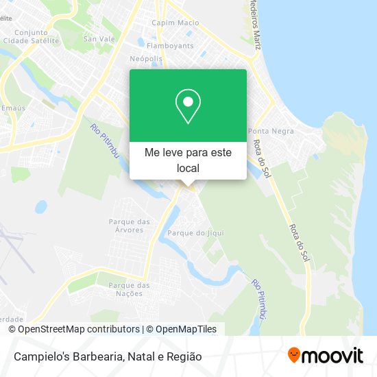 Campielo's Barbearia mapa