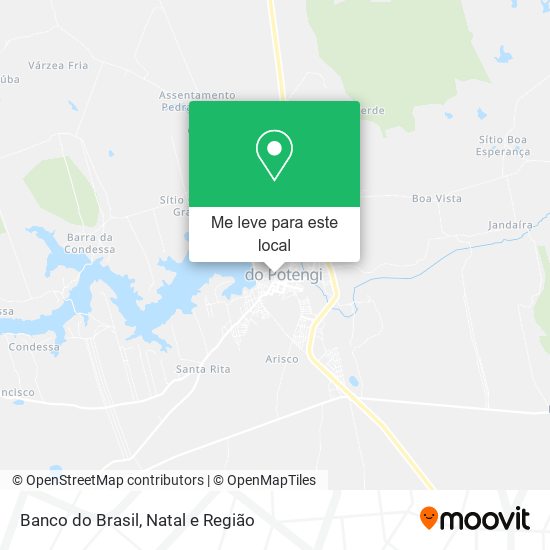 Banco do Brasil mapa