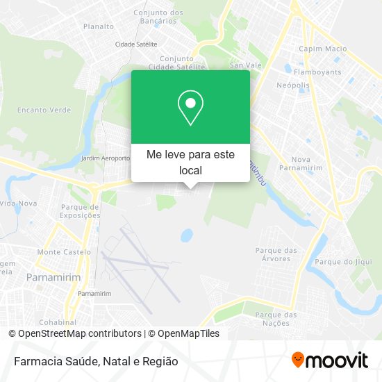 Farmacia Saúde mapa