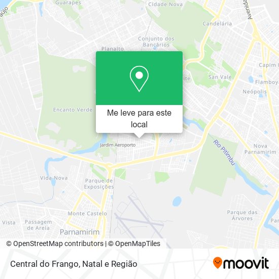 Central do Frango mapa