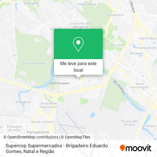 Supercop Supermercados - Brigadeiro Eduardo Gomes mapa