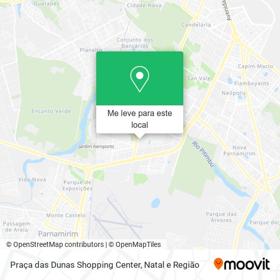 Praça das Dunas Shopping Center mapa