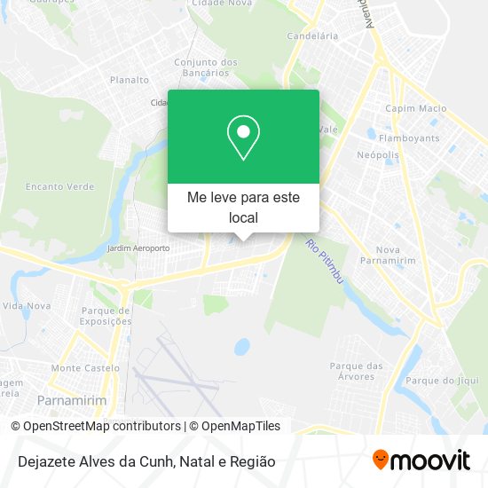 Dejazete Alves da Cunh mapa