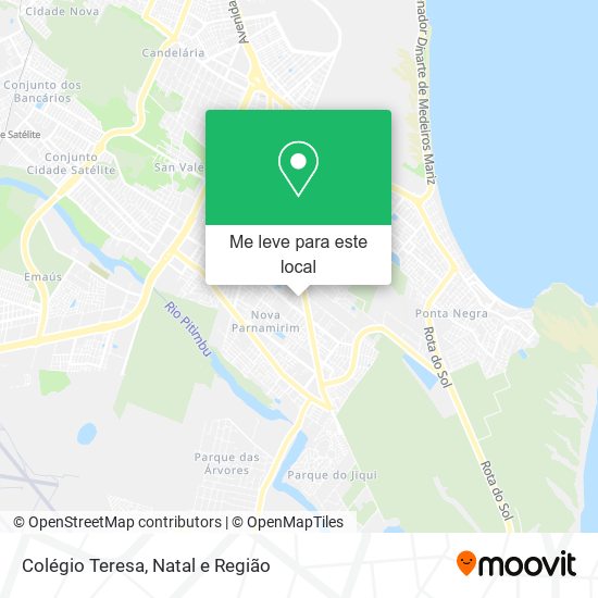 Colégio Teresa mapa