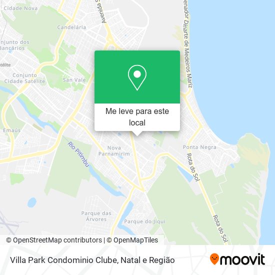 Villa Park Condominio Clube mapa