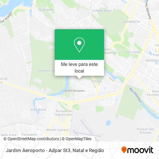 Jardim Aeroporto - Adpar St3 mapa
