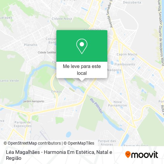 Léa Magalhães - Harmonia Em Estética mapa