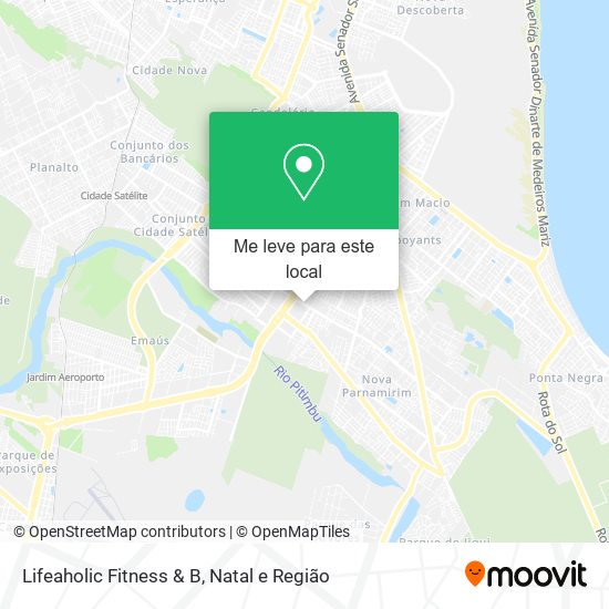 Lifeaholic Fitness & B mapa