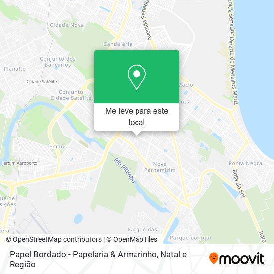 Papel Bordado - Papelaria & Armarinho mapa