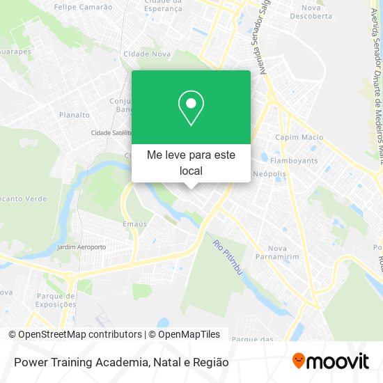 Power Training Academia mapa