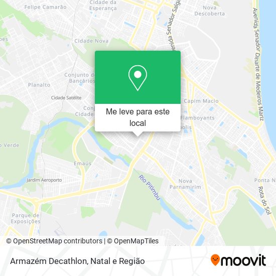 Armazém Decathlon mapa