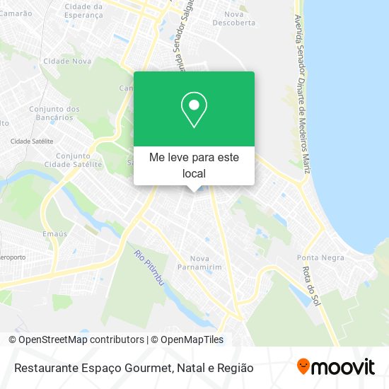 Restaurante Espaço Gourmet mapa