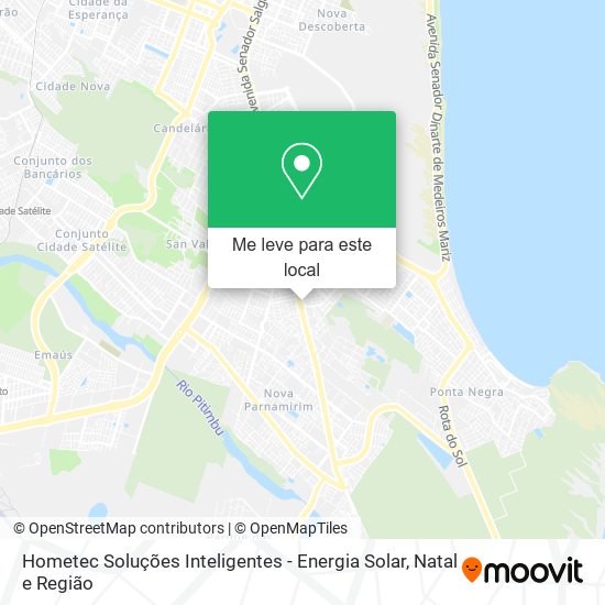 Hometec Soluções Inteligentes - Energia Solar mapa