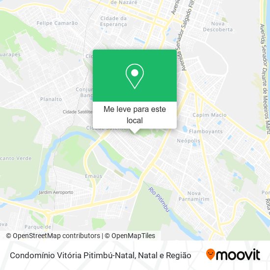 Condomínio Vitória Pitimbú-Natal mapa