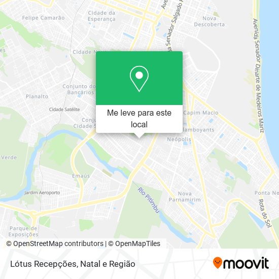 Lótus Recepções mapa