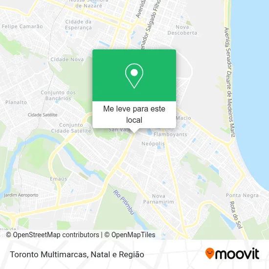 Toronto Multimarcas mapa