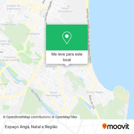 Espaço Angá mapa
