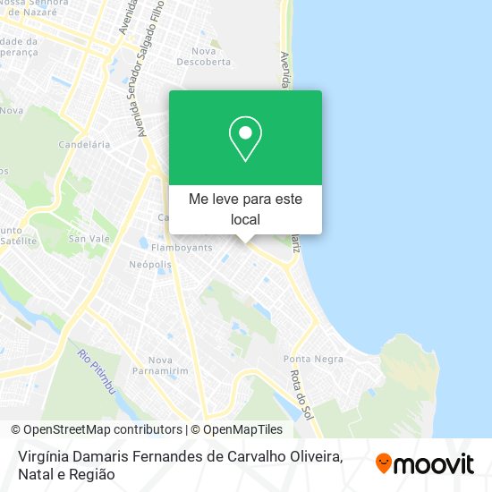 Virgínia Damaris Fernandes de Carvalho Oliveira mapa