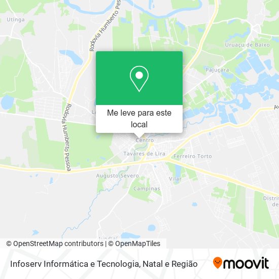 Infoserv Informática e Tecnologia mapa