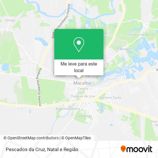Pescados da Cruz mapa