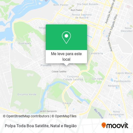 Polpa Toda Boa Satélite mapa