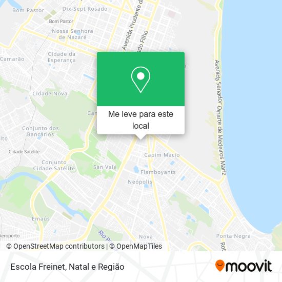 Escola Freinet mapa