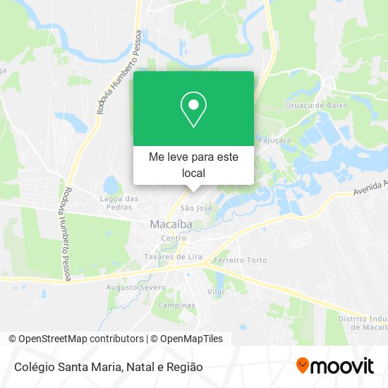 Colégio Santa Maria mapa
