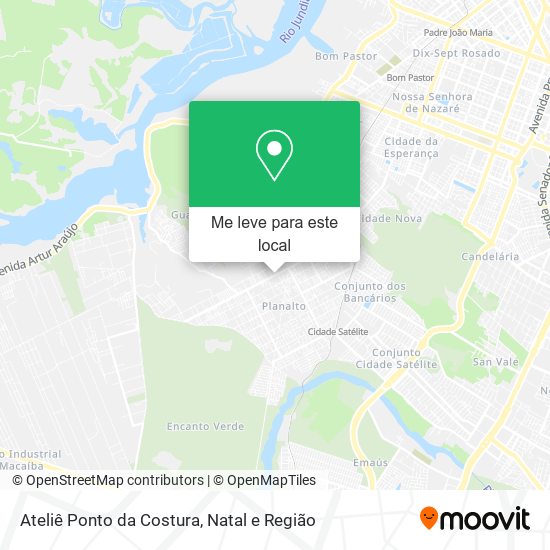 Ateliê Ponto da Costura mapa