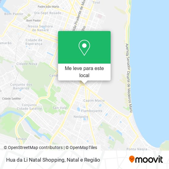 Hua da Li Natal Shopping mapa