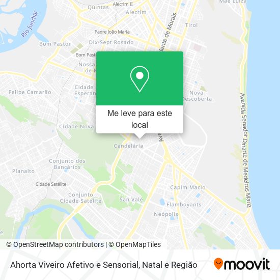 Ahorta Viveiro Afetivo e Sensorial mapa