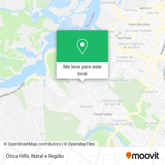 Ótica Hills mapa