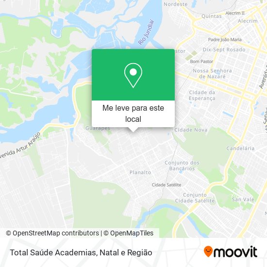 Total Saúde Academias mapa