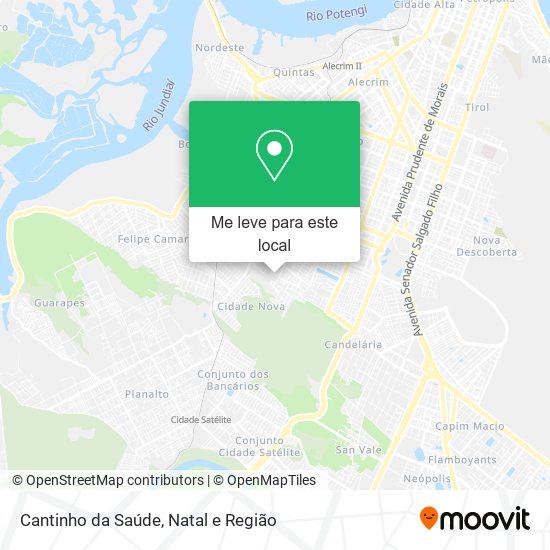 Cantinho da Saúde mapa