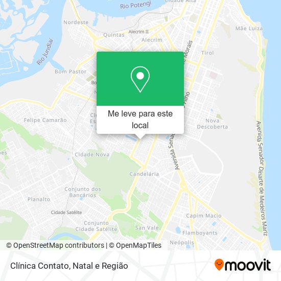 Clínica Contato mapa