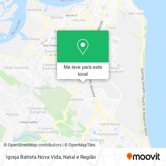 Igreja Batista Nova Vida mapa