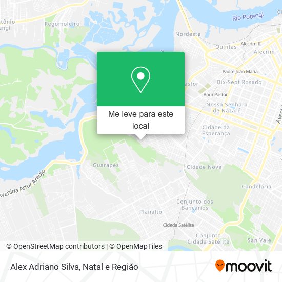 Alex Adriano Silva mapa