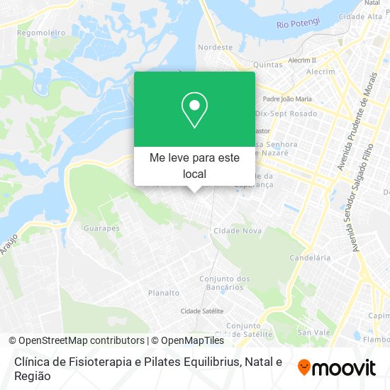 Clínica de Fisioterapia e Pilates Equilibrius mapa
