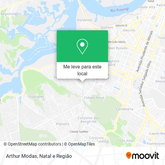 Arthur Modas mapa