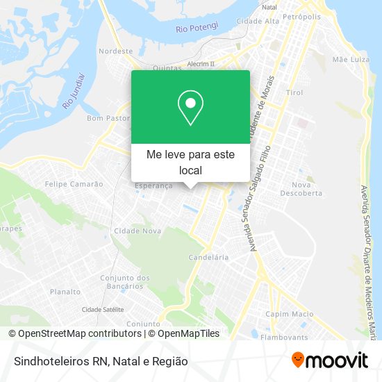 Sindhoteleiros RN mapa