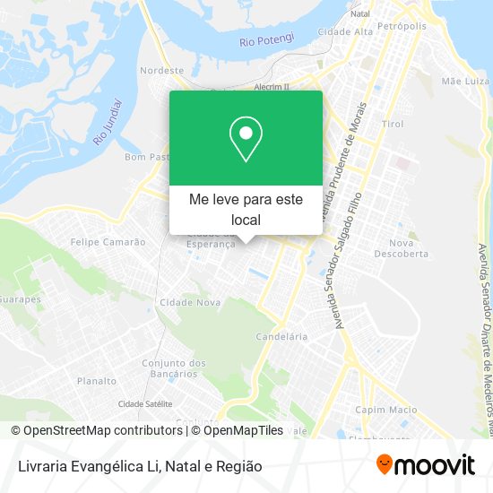 Livraria Evangélica Li mapa