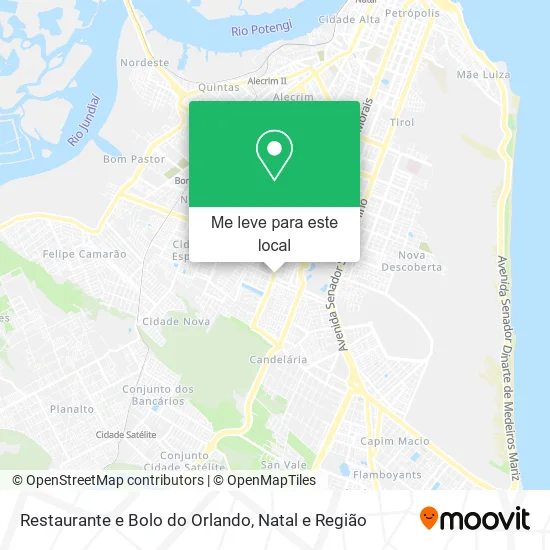 Restaurante e Bolo do Orlando mapa