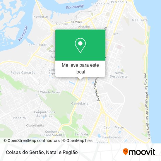 Coisas do Sertão mapa