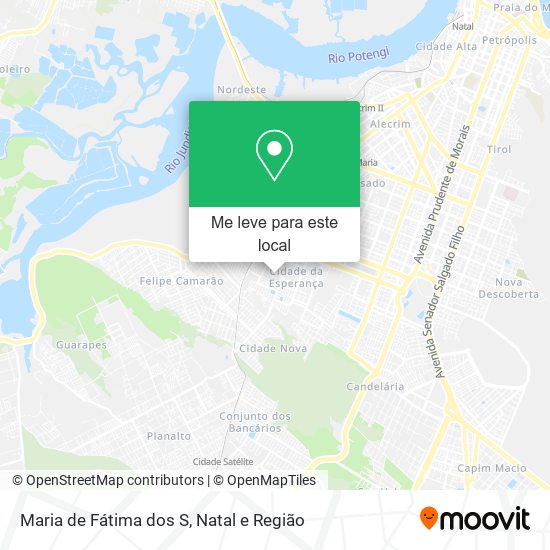 Maria de Fátima dos S mapa
