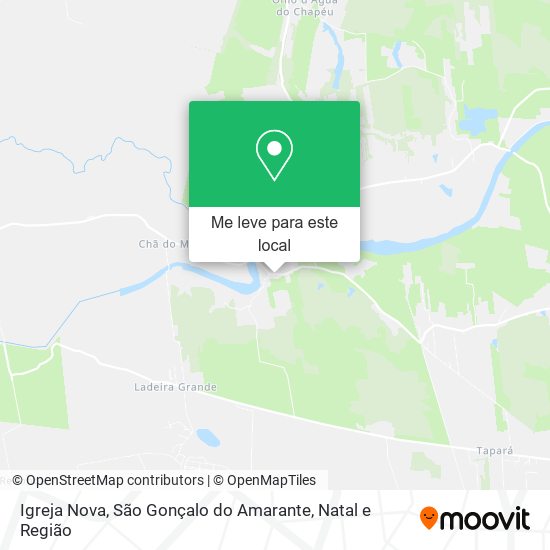 Igreja Nova, São Gonçalo do Amarante mapa