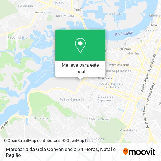 Mercearia da Gela Conveniência 24 Horas mapa