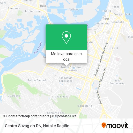 Centro Suvag do RN mapa